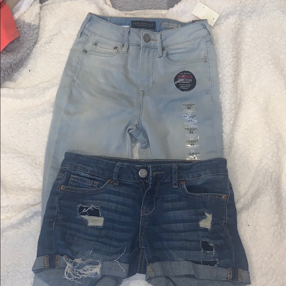 Aeropostale jeans and Aeropostale shorts